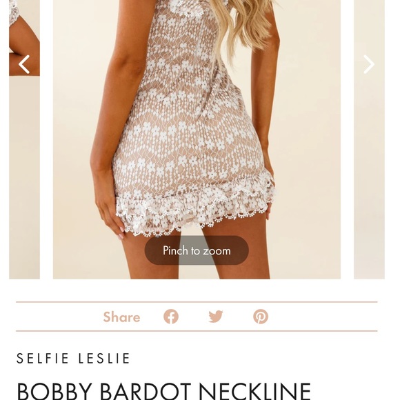 NWT* selfie Leslie dress.  graduation dress - Picture 2 of 4